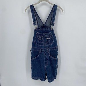 R.v.t. Overalls Shortalls Women’s medium M blue vintage 90s y2k denim streetwear